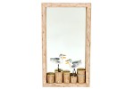 Miroir en bois