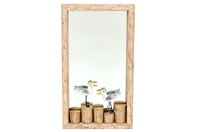 Miroir en bois