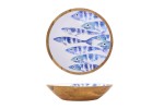 Bol émaillé poisson