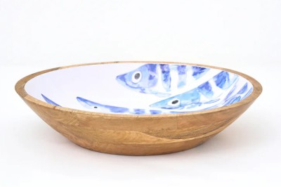 Bol émaillé poisson