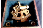 Sextant en laiton Vieux