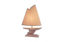 Lampe avec voilier