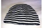 Chapeau rayures bleues