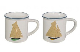 Set 4 Mug voilier