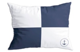 2 coussins "Flags 2" bleu