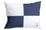 2 coussins "Flags 2" bleu