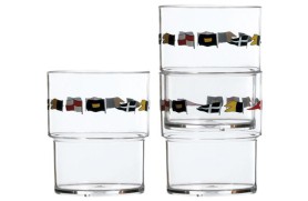 Set 12 Verres empilables REGATA