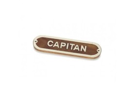 Plaque "CAPITAN"