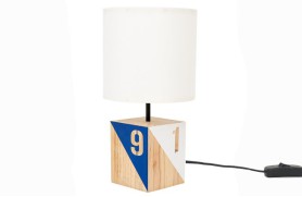 Lampe en bois